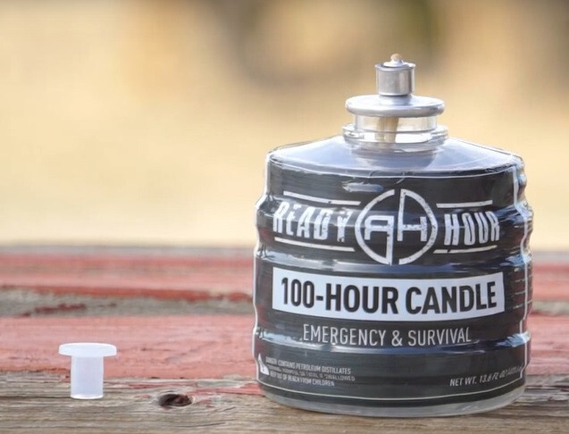 100 Hours Candle Safe Clean-Burning Odorless & Smokeless Emergency Long Term Use