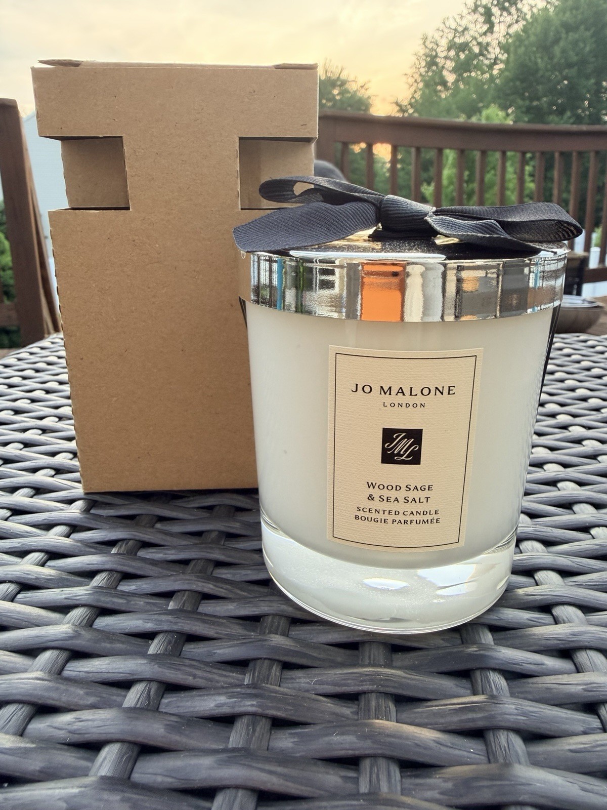 Jo Malone London WOOD SAGE & SEA SALT Candle 200 g (2.5″ In) NEW BA5