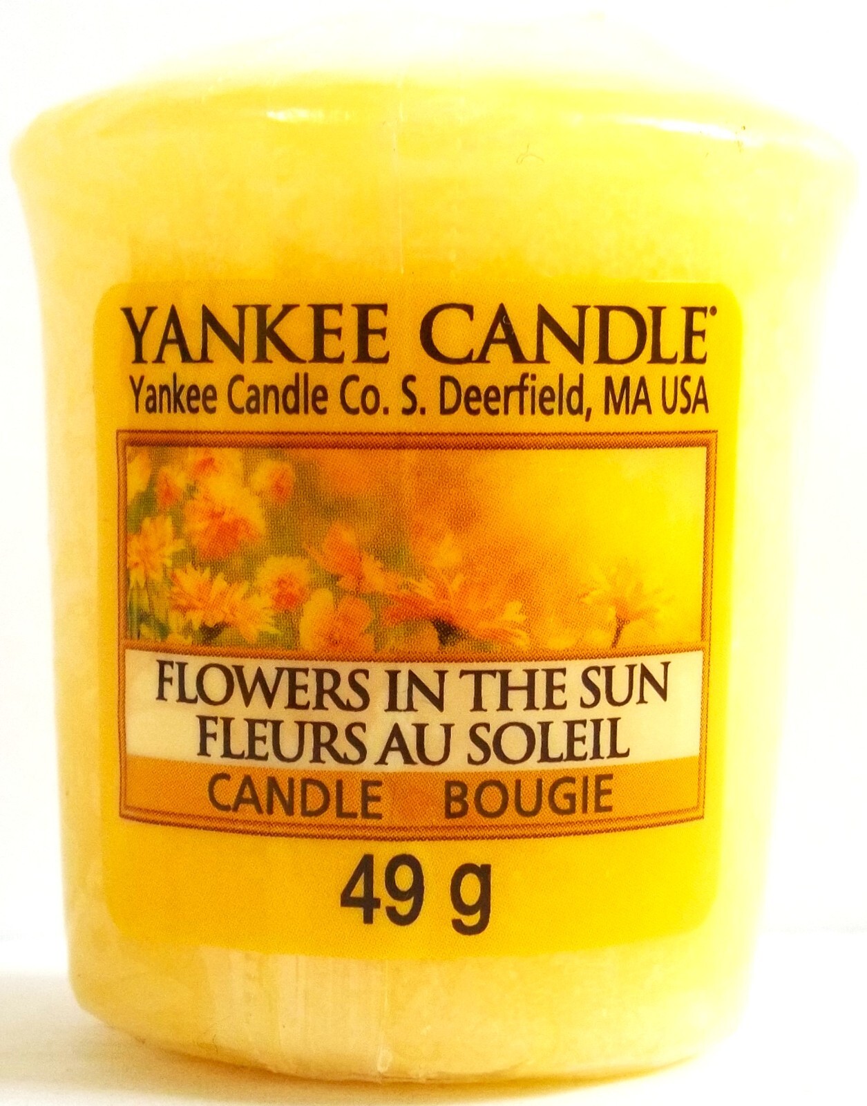 YANKEE CANDLE Sampler Votive Candles, FLOWERS IN THE SUN, NEW x 6
