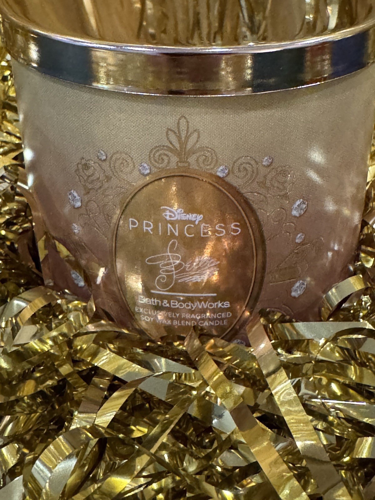 NEW-Disney Princess /BBW Candles Ariel, Belle, Jasmine, Moana, Tiana, Cinderella