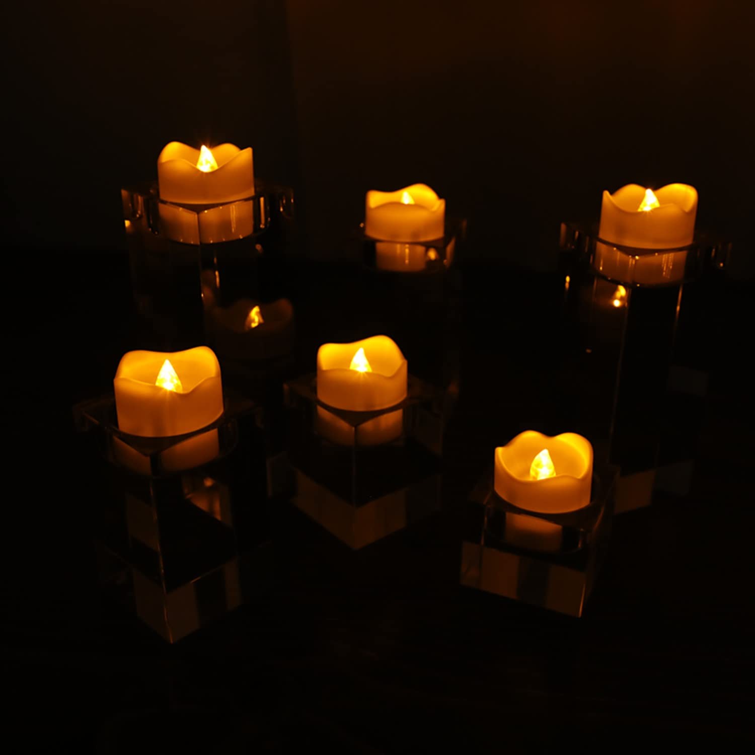 Flameless Votive Candles with Remote Control,CR2450 Battery Operated Tea Ligh…