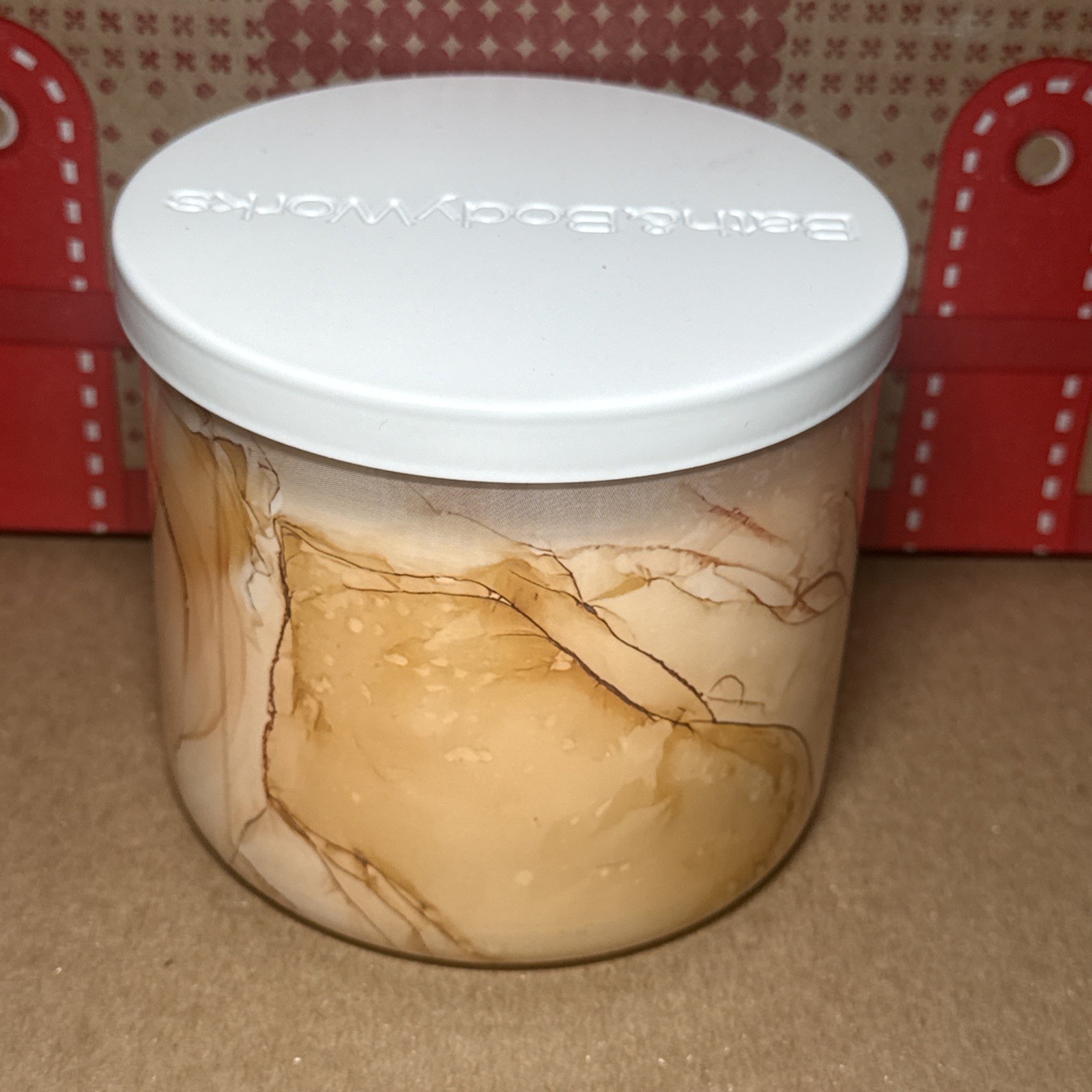 BATH & BODY WORKS PEACH BELLINI 3 Wick Scented Candle 14.5 oz BURNS 25-45 HRS