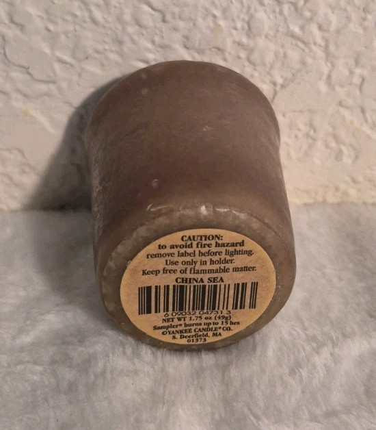Yankee Candle China Sea Votive Candle 1.7 Oz NEW Discontinued Vintage
