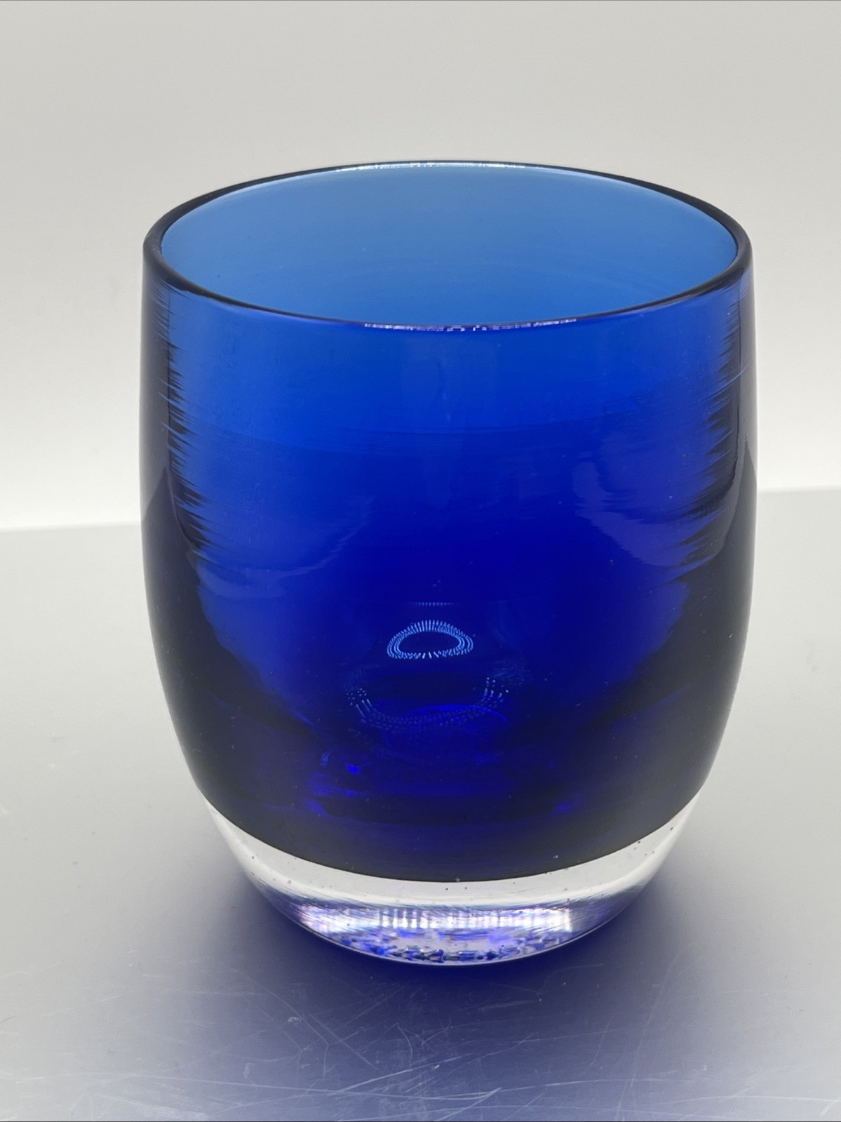 Royal Blue Glassybaby in Box Stickered EGRARI BEAUTY 1740 3.75 | Only 1 on eBay