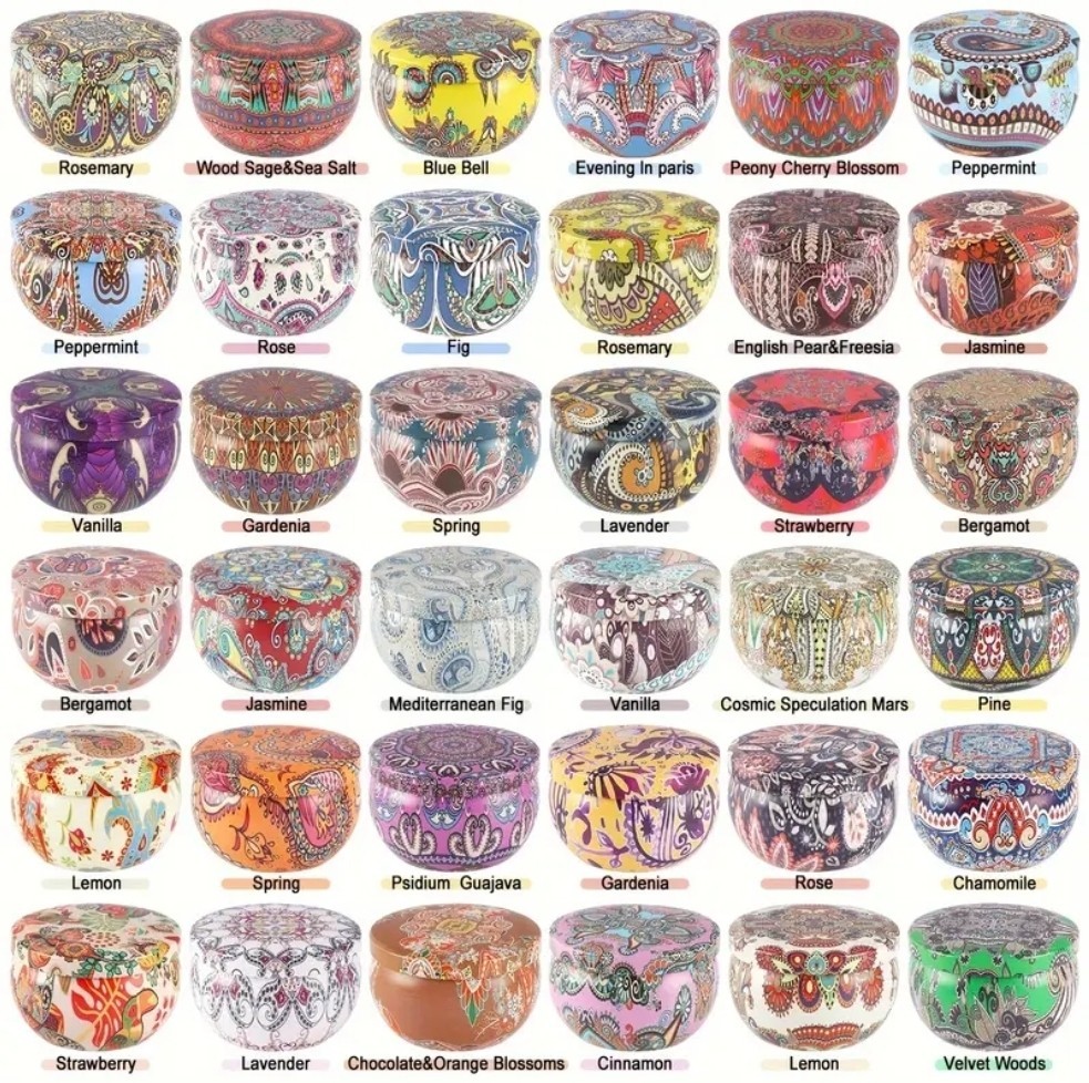 Scented Candles Gift Set,36 Pack Candles for Home Scented, 300 Hour Long Lasting