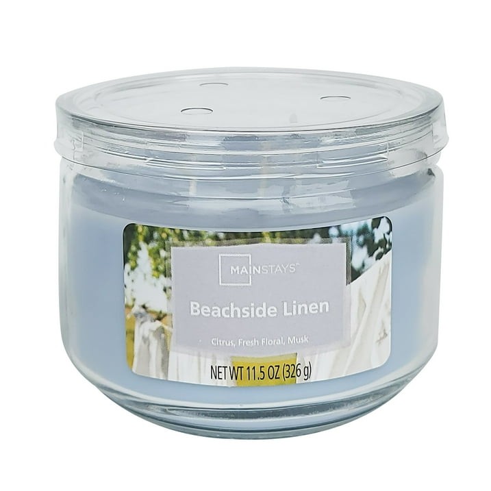 3 Pack Beachside Linen Scented 3-Wick Jar Candles 11.5oz FREE SHIP IN 2 DAYS….