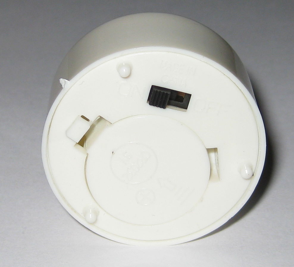 Flickering Yellow LED Candle with CR2032 3V Battery and Switch Battery Included