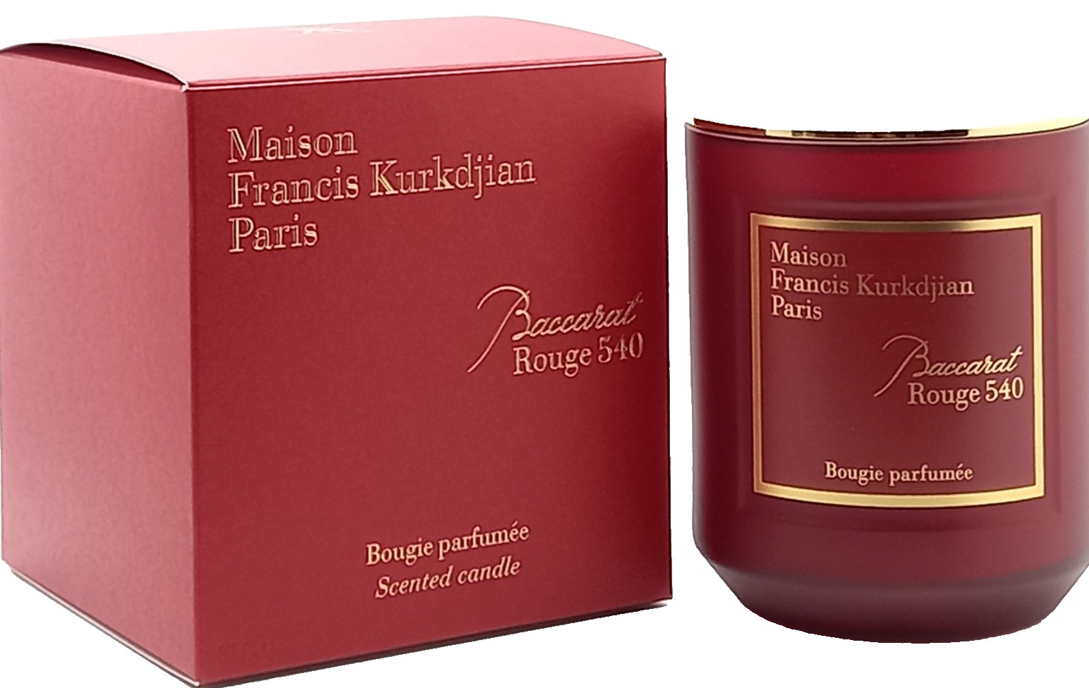 MAISON FRANCIS KURKDJIAN BACCARAT ROUGE 540 SCENTED CANDLE 10.6 Oz / 300 g NEW!