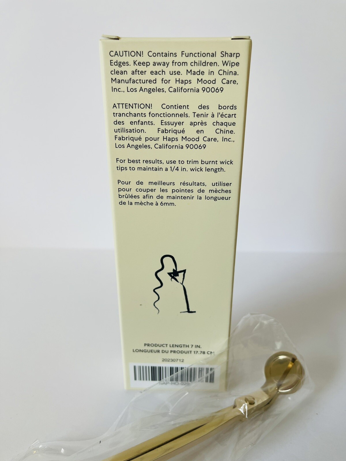 HAPS Mood Care Candle Wick Trimmer Full Sized