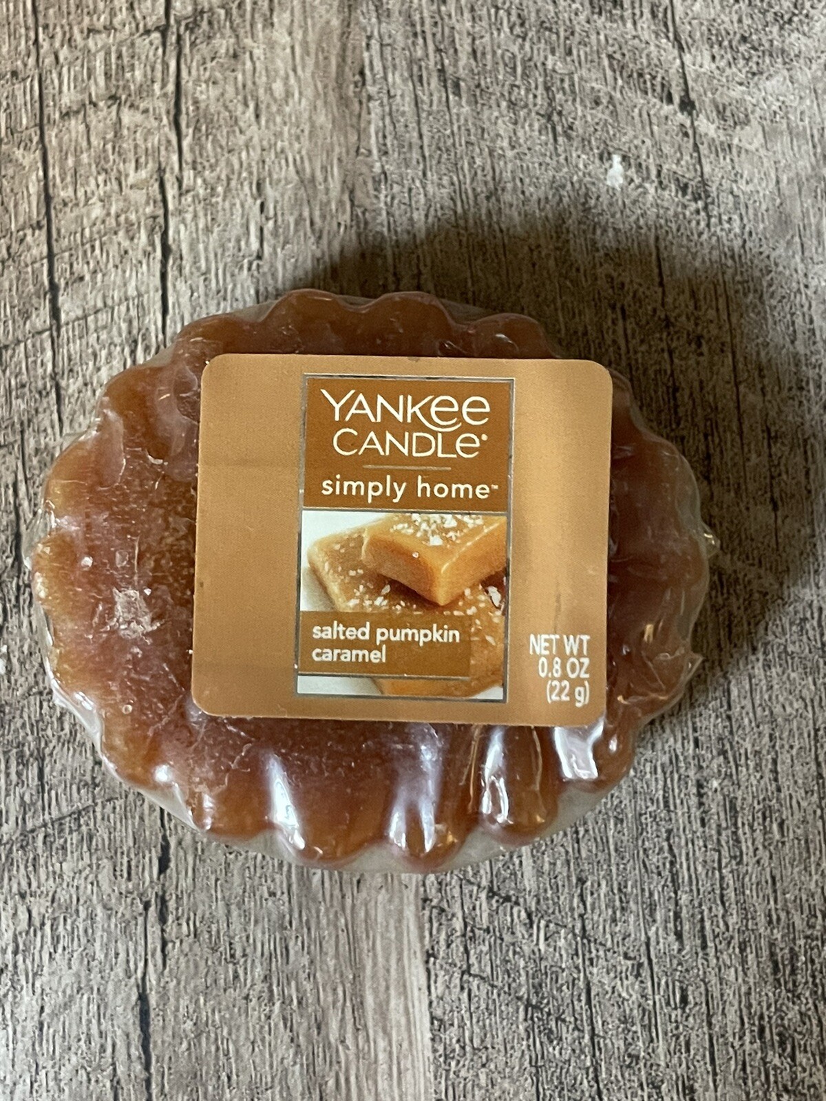 Yankee Candle Wax Tart Salted Pumpkin Caramel