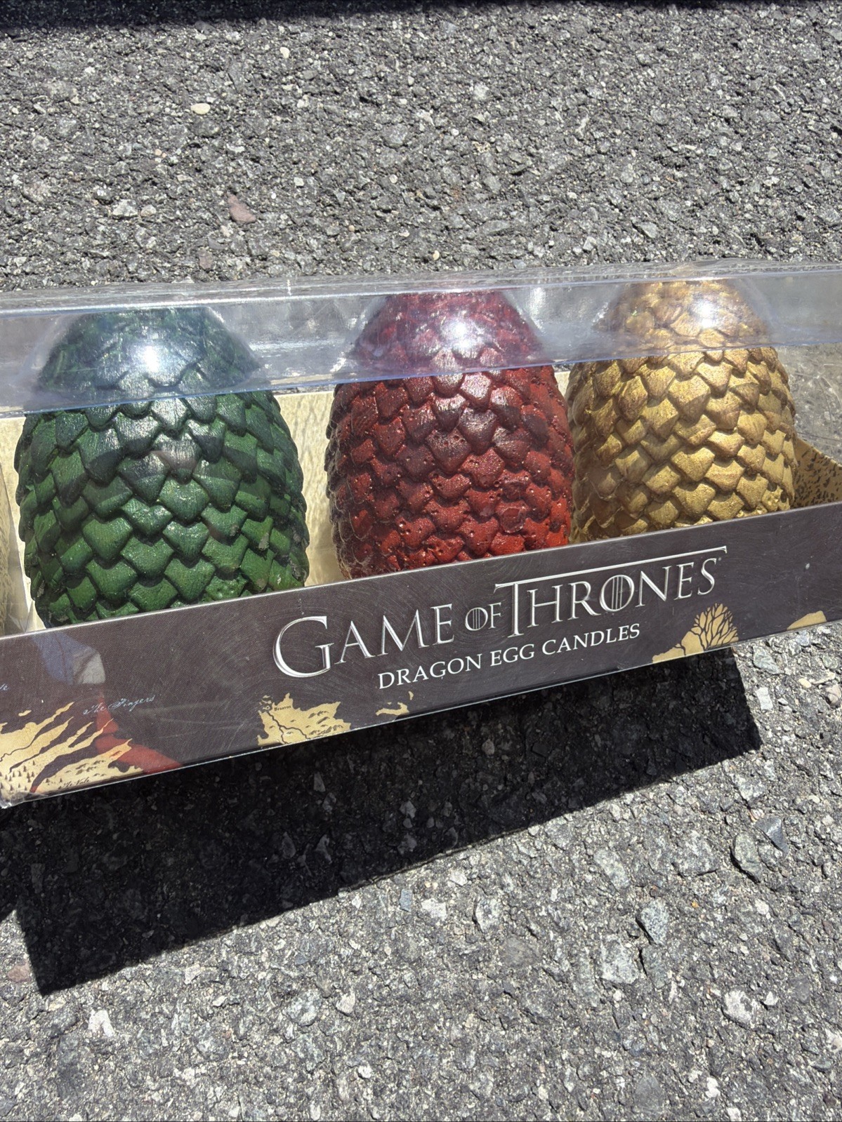 GOT Game of Thrones Dragon Egg Candles, Set of 3 Targaryen Mother Of Dragons