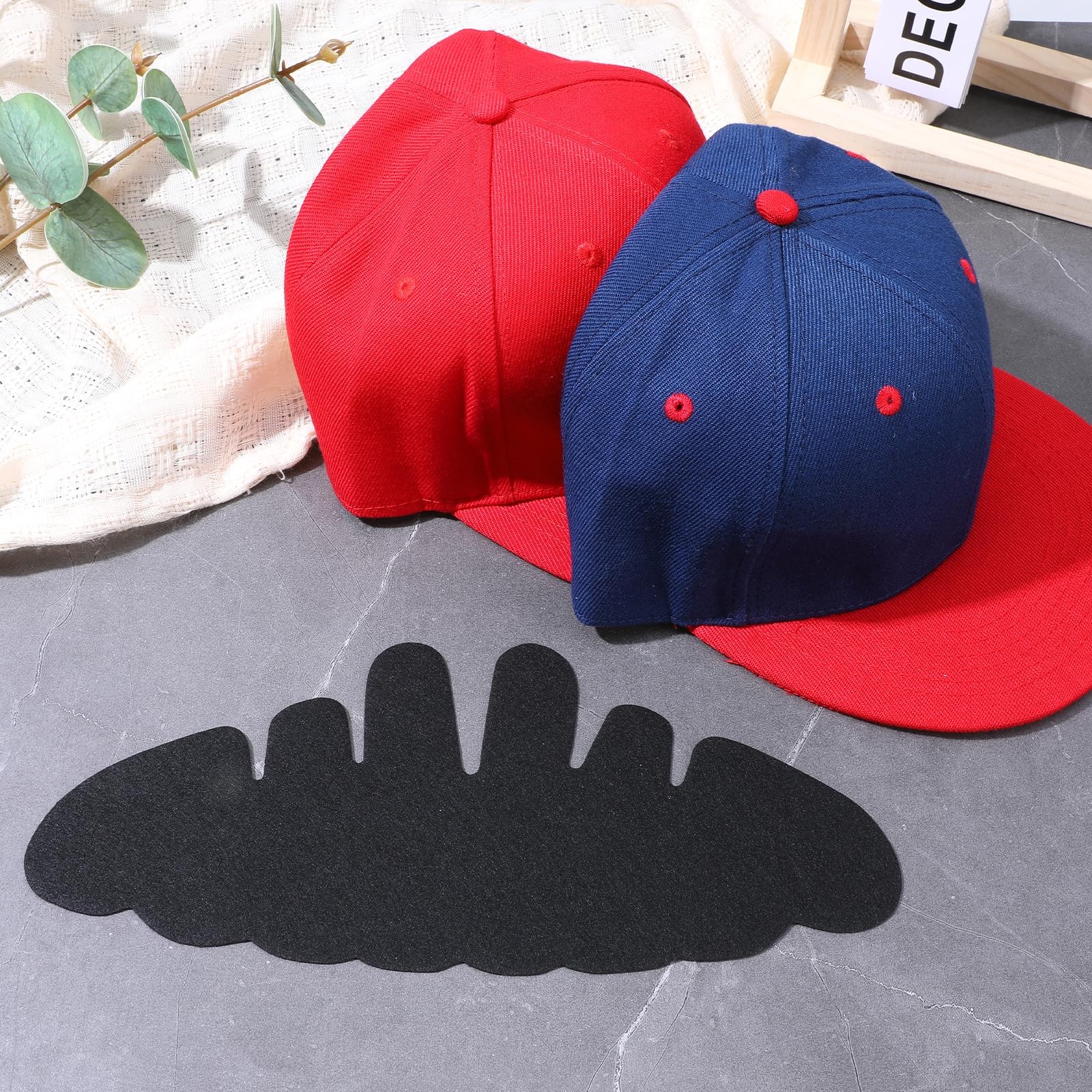 HJZHII 10Pcs Baseball Caps Inserts, Washable Hat Felt Shapers Flexible Hat Sw…