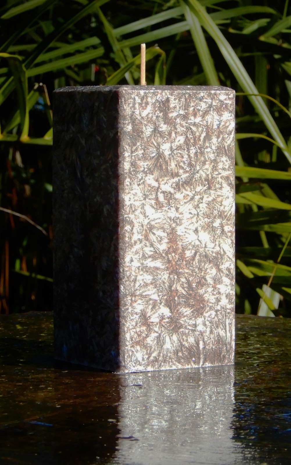 Citronella 1.2kg Square Crystalized Candle Pure Essential Oils Handmade in QLD