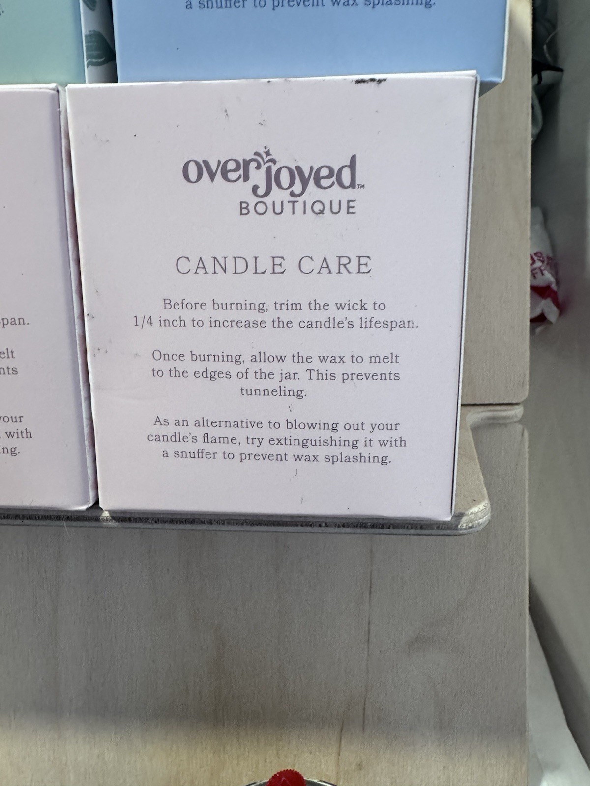 Overjoyed Boutique Candle Lot 6 SeaSalt Bergamot Magnolia Sage Aloe 4-6oz 2-20oz
