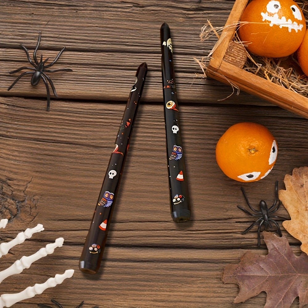 2pcs 10Inch Scented Candles Fall Pumpkin Bat Candlesticks Dinner Table Decor