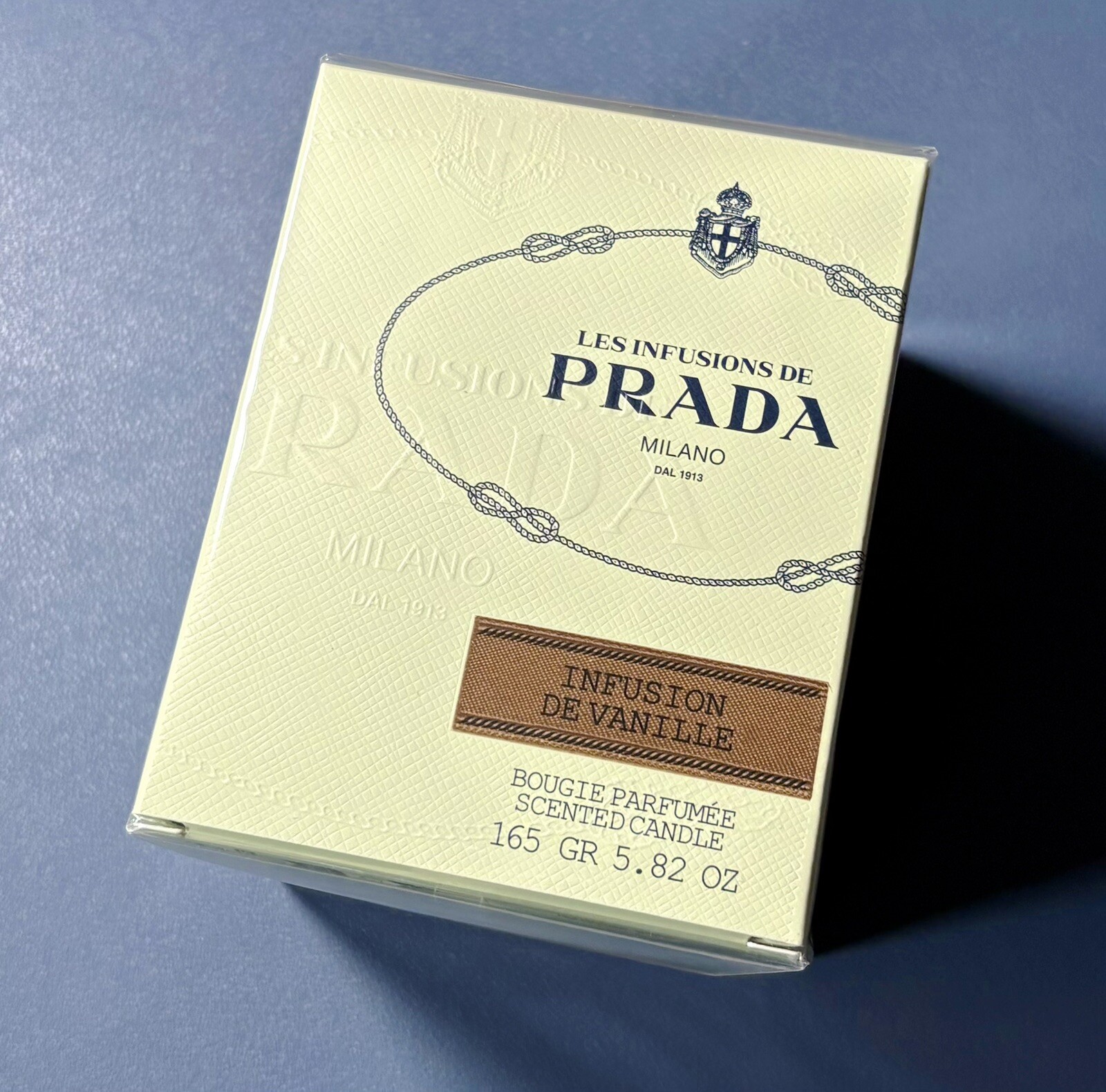 Prada Les Infusions Scented Candle-Infusion De Vanille 5.82oz/165g NEW Sealed
