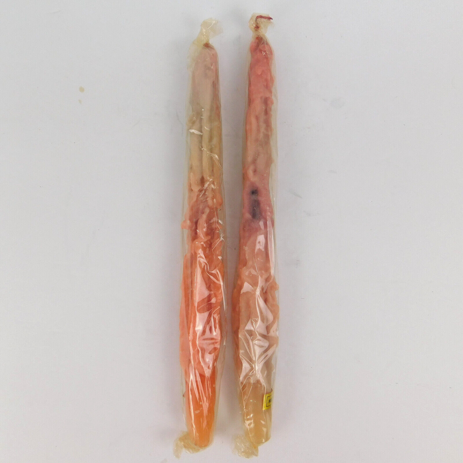 Vintage COLOR DRIP RAINBOW CANDLES – 2 pack of 12 Inch -Hong Kong NOS