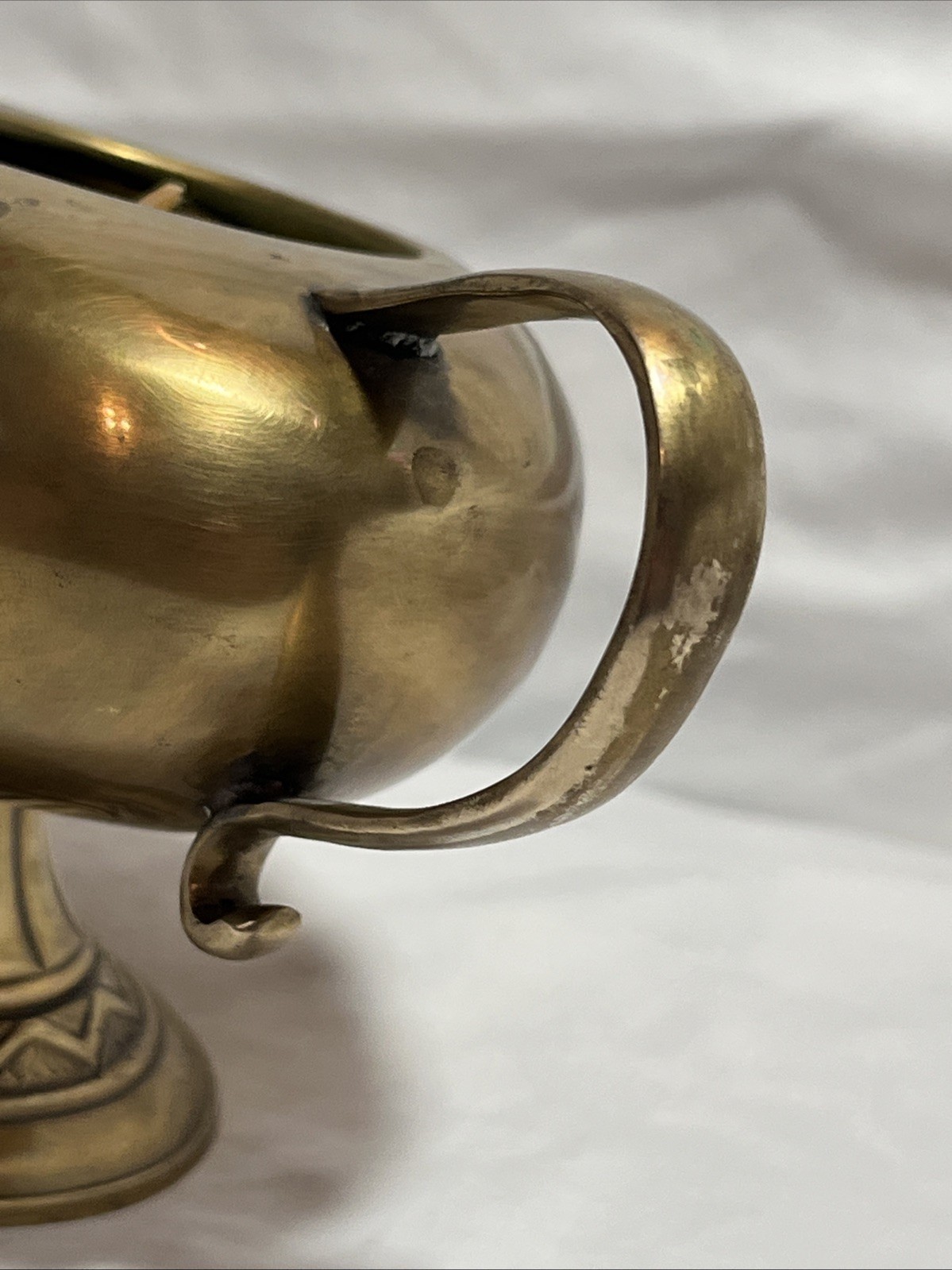 Genie Lamp Candle Never Lit Brass Plated Aladdin Style Heavy Made In India