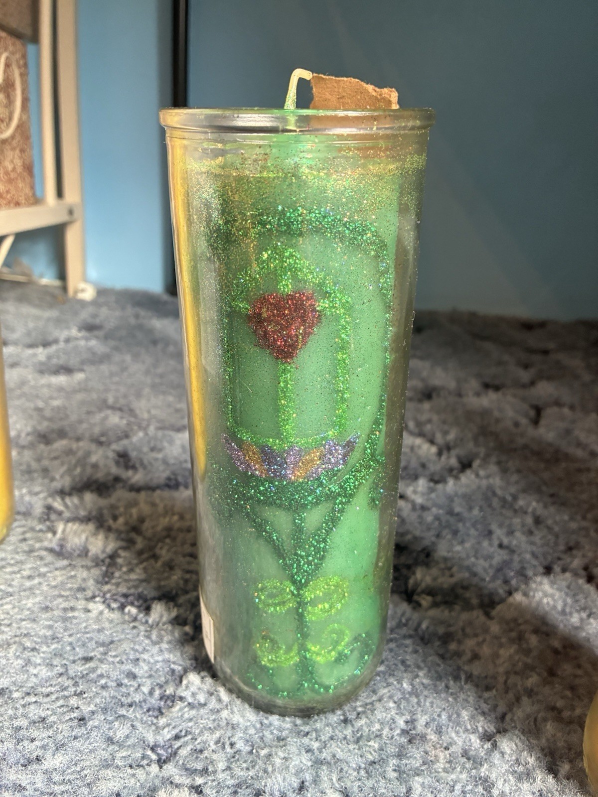 Mandala Glass Pillar Candles