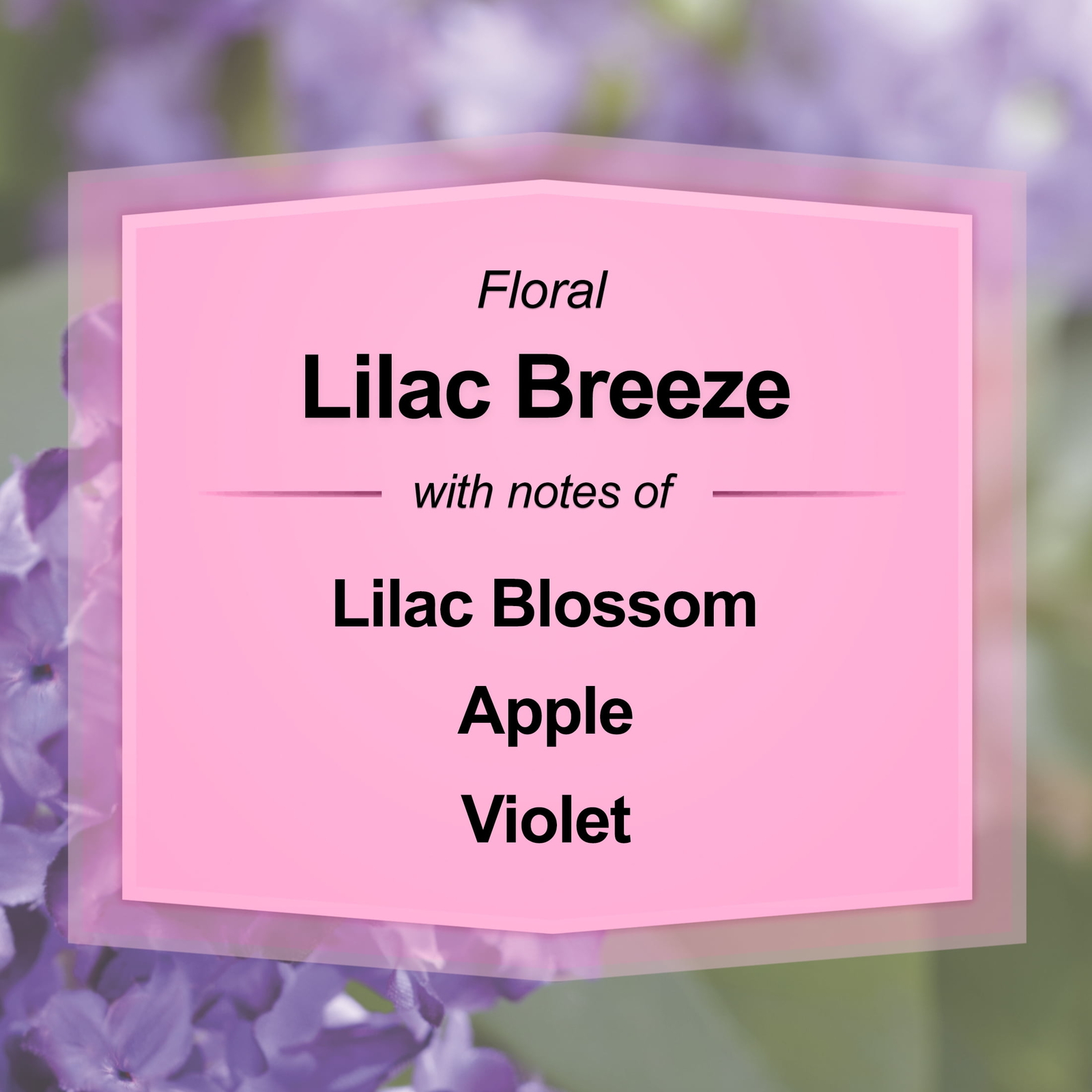 (2 pack) Lilac Breeze Scented Single-Wick Large Glass Jar Candle, 20 oz
