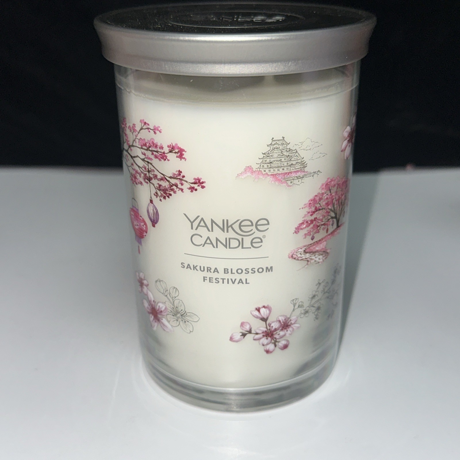 LOT OF 2-NEW-Yankee Candle SAKURA BLOSSOM FESTIVAL Large 20oz- 2 WICK–NEW!