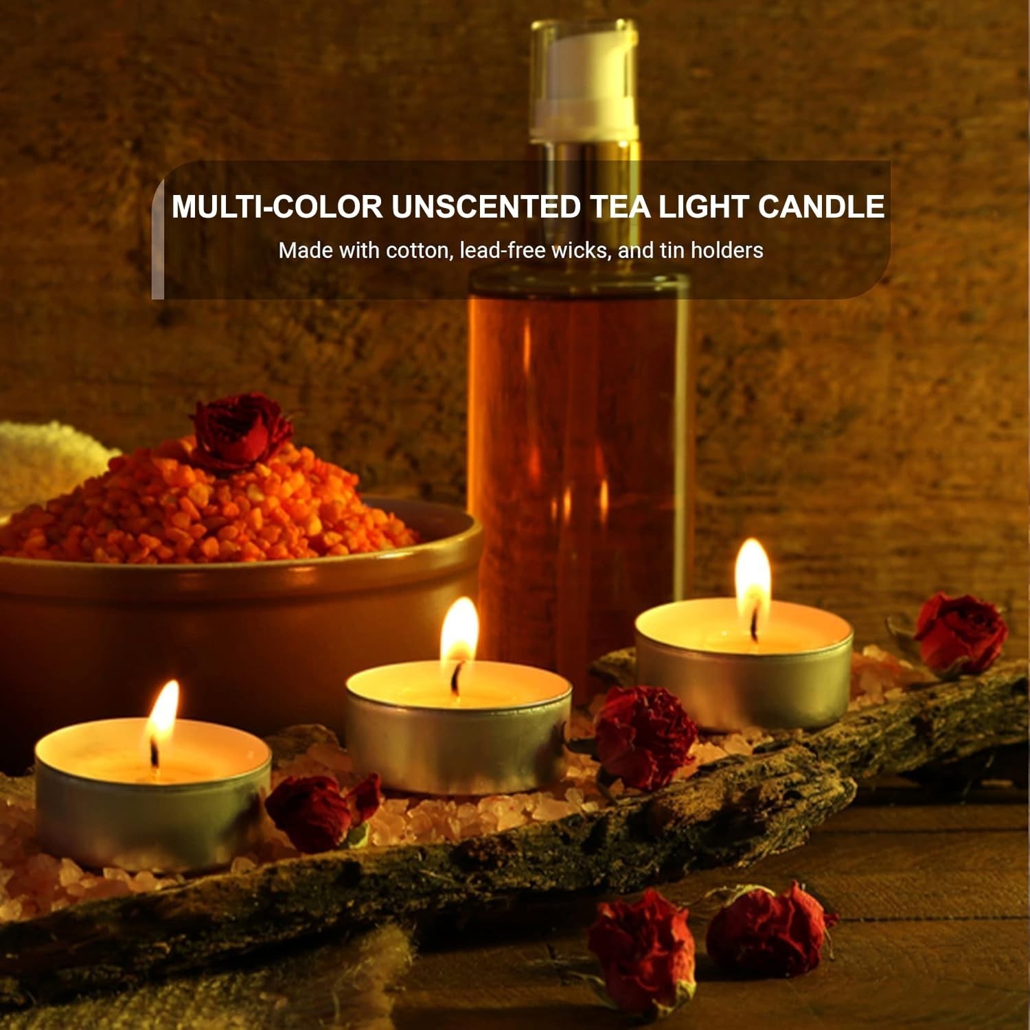 200 Pcs Multicolor Tealight Candles for Diwali/Smokeless & Dripless | Fast Ship
