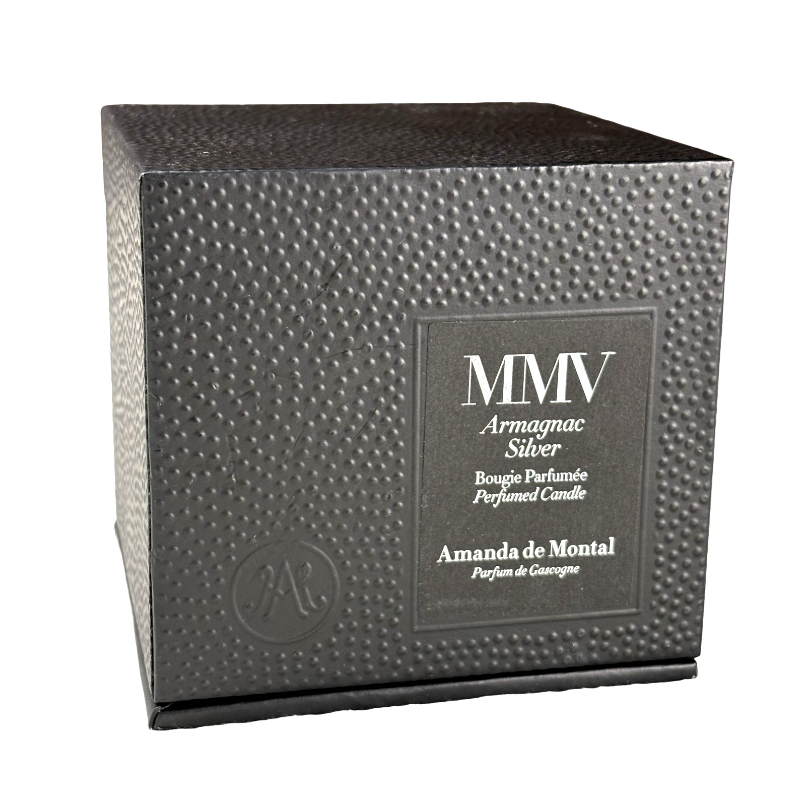 NEW! Amanda de Montal MMV Armagnac Silver 220g Perfumed Scented Luxury Candle