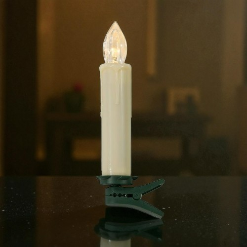 LED Candles Battery Operated Cordless LED Flickering Candles with Remote 10 Pcs