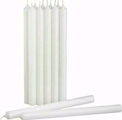 10X Unscented Household Candles Diwali Christmas / Church Candles- 5 ” Long