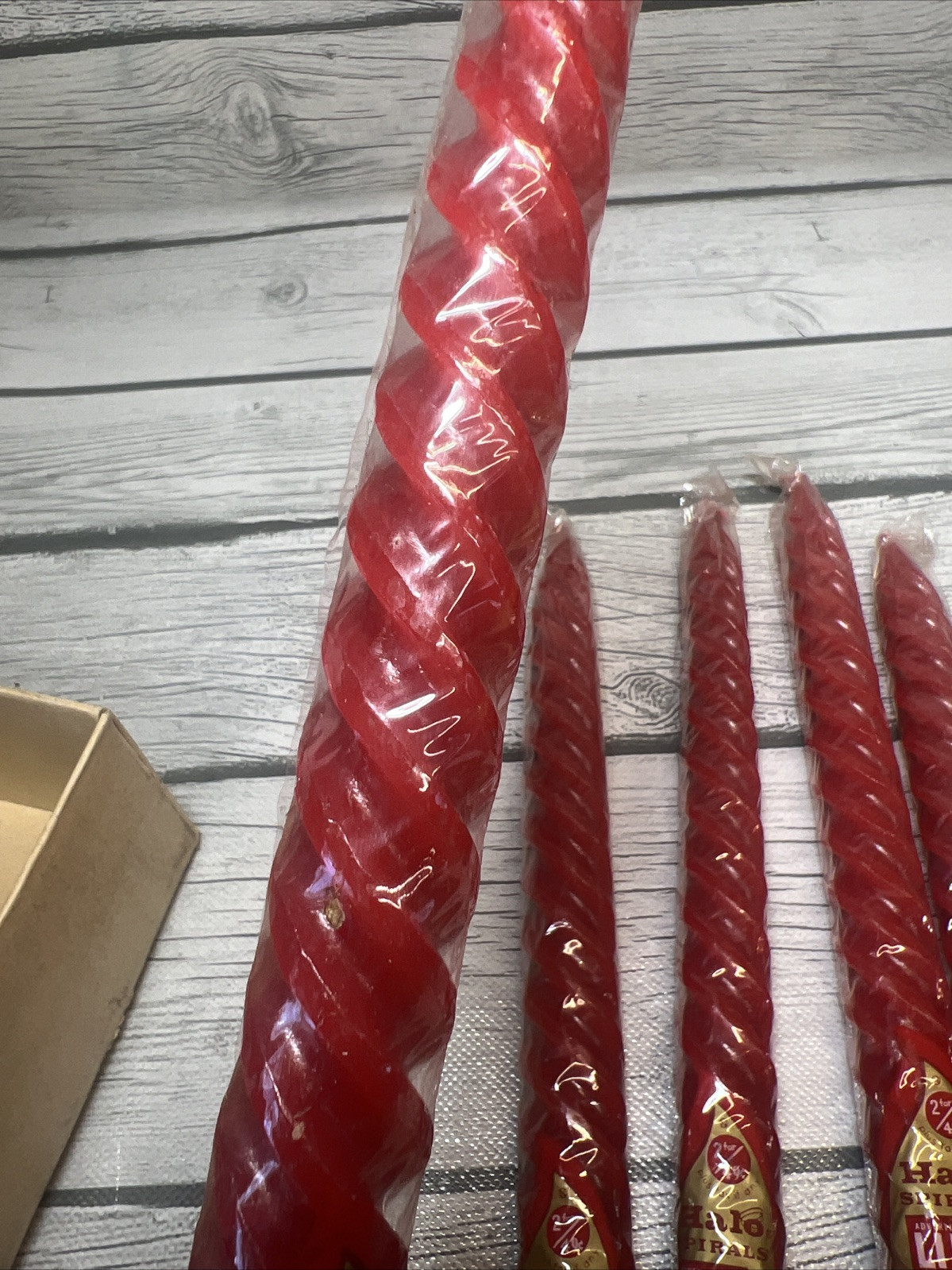 Halo Spirals Twisted Candle Set Of 5 Smokeless Dripless Extra Long Burning