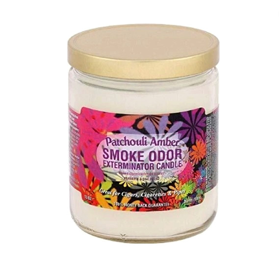 Smoke Odor Exterminator 13 Oz Jar Candle Patchouli Amber