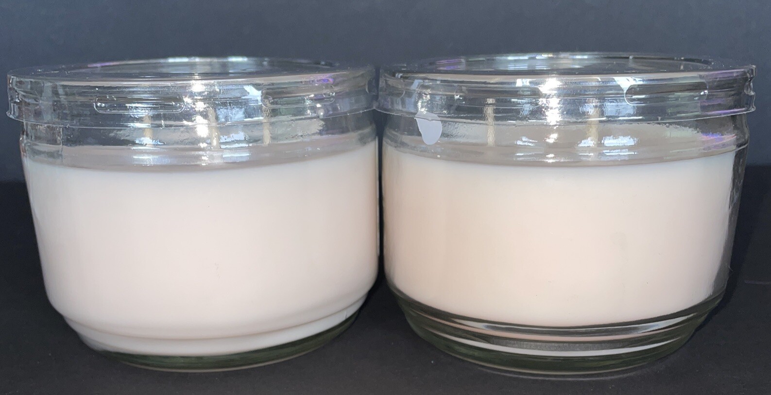 2 Mainstays WHITE ROSE & PEACH 3 Wick Jar Candle 11.5 oz / Free Shipping