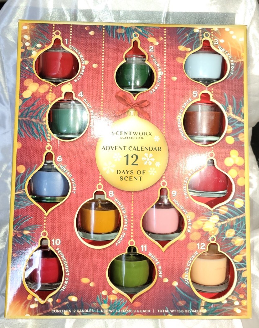 ScentWorx by Slatkin & Co. 12 Candles 12 Days of Scent Calendar