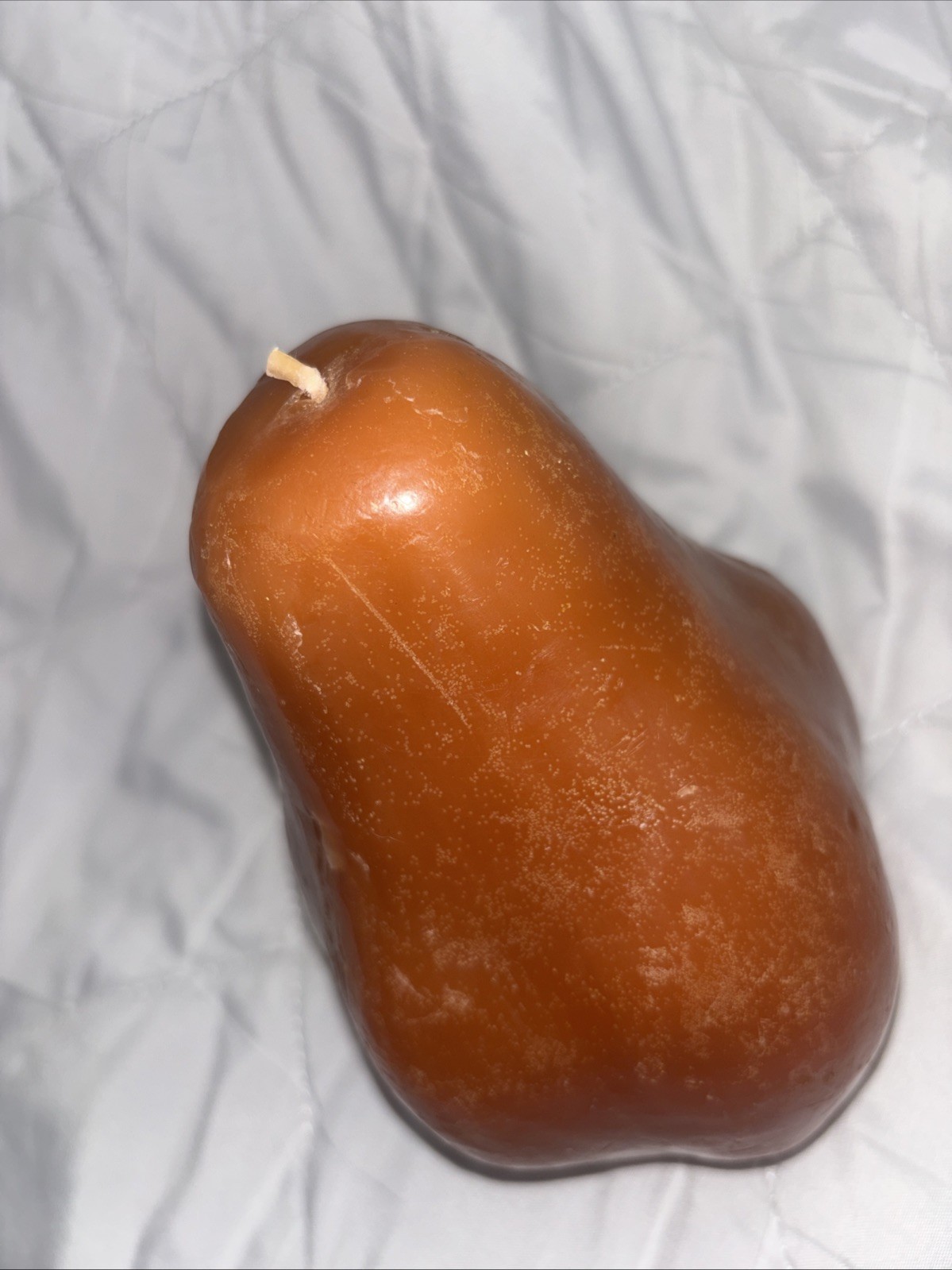 Retired NOB Restoration Hardware 6 Inch Orange Pear Made in Thailand Unused