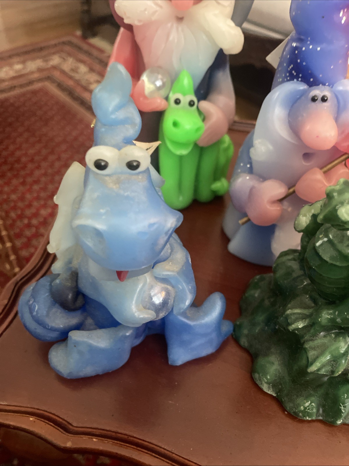 Collection Of Northern lights candles wizards and dragons