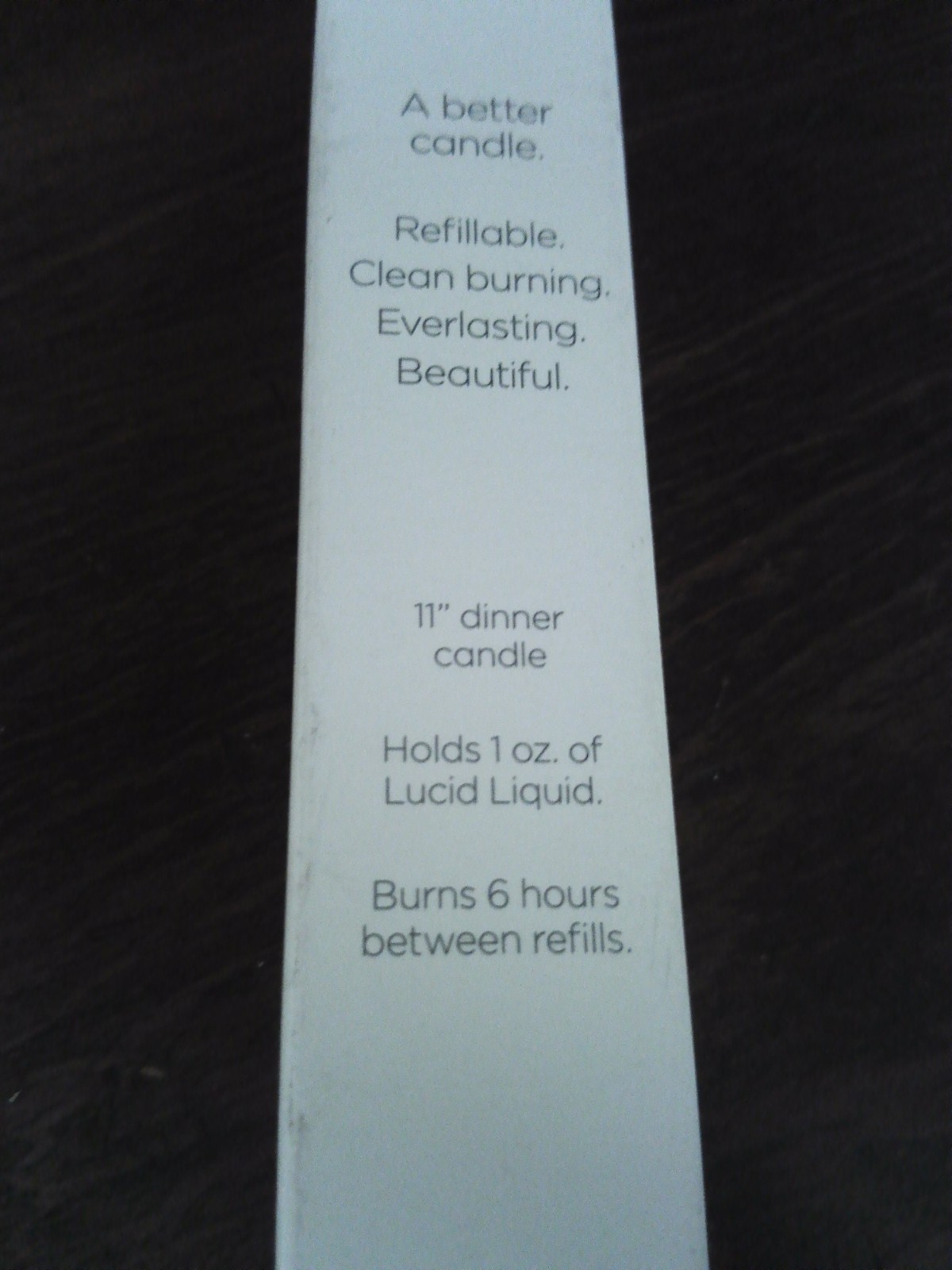 2 Lucid Candles Refillable 11” tapers Elegant Fork Knife Design NIB please read