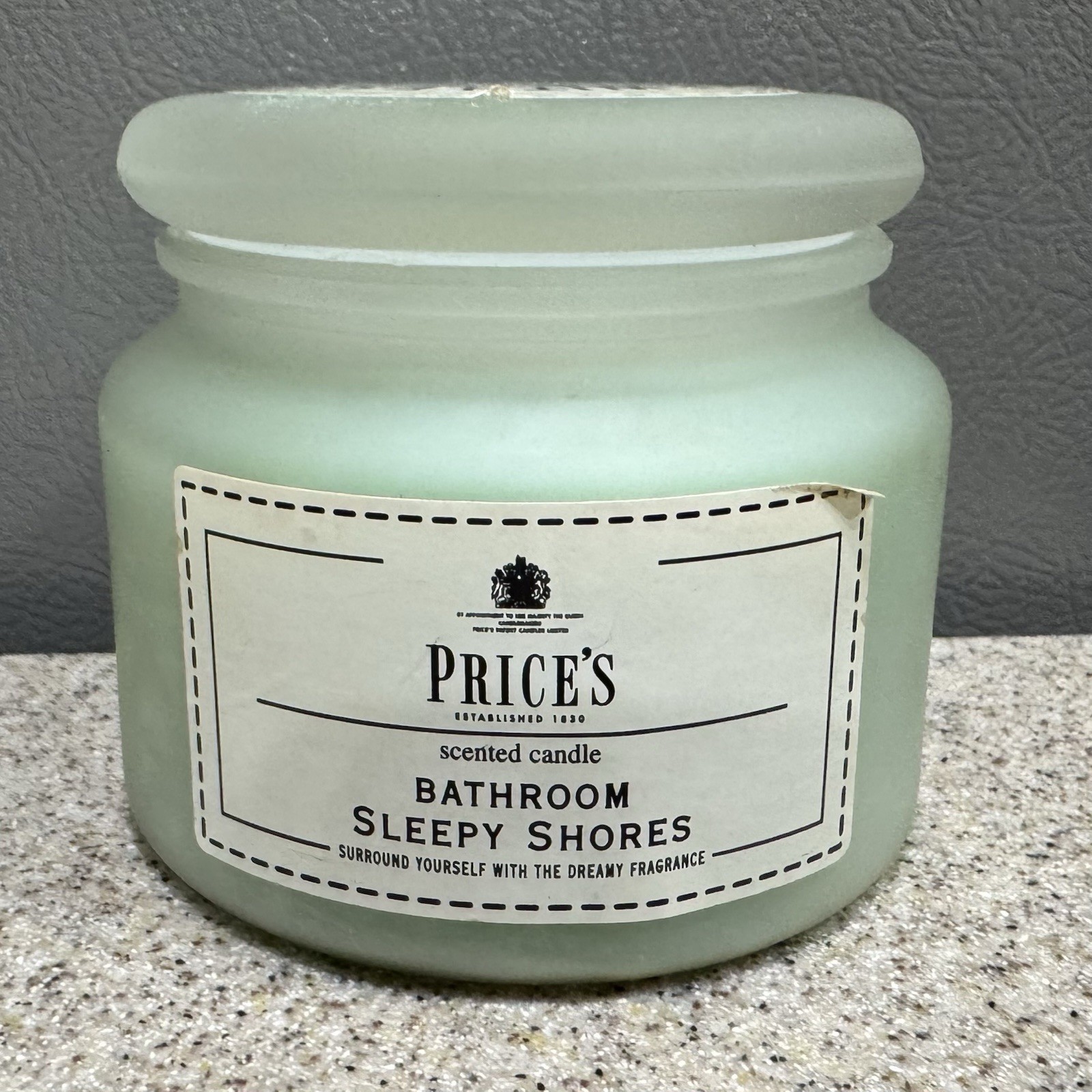 Rare Price’s Scented Candle Made in Italy Bathroom Sleepy Shores Essential Oils