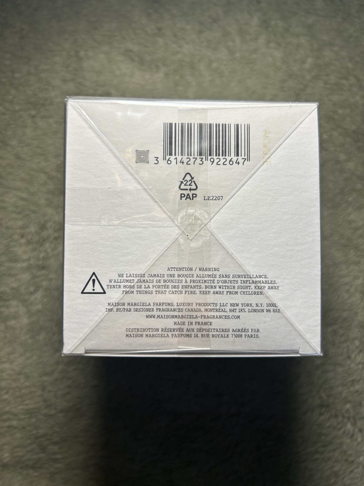 Maison Margiela Replica – When the Rain Stops Candle 5.82oz Sealed $72 MSRP