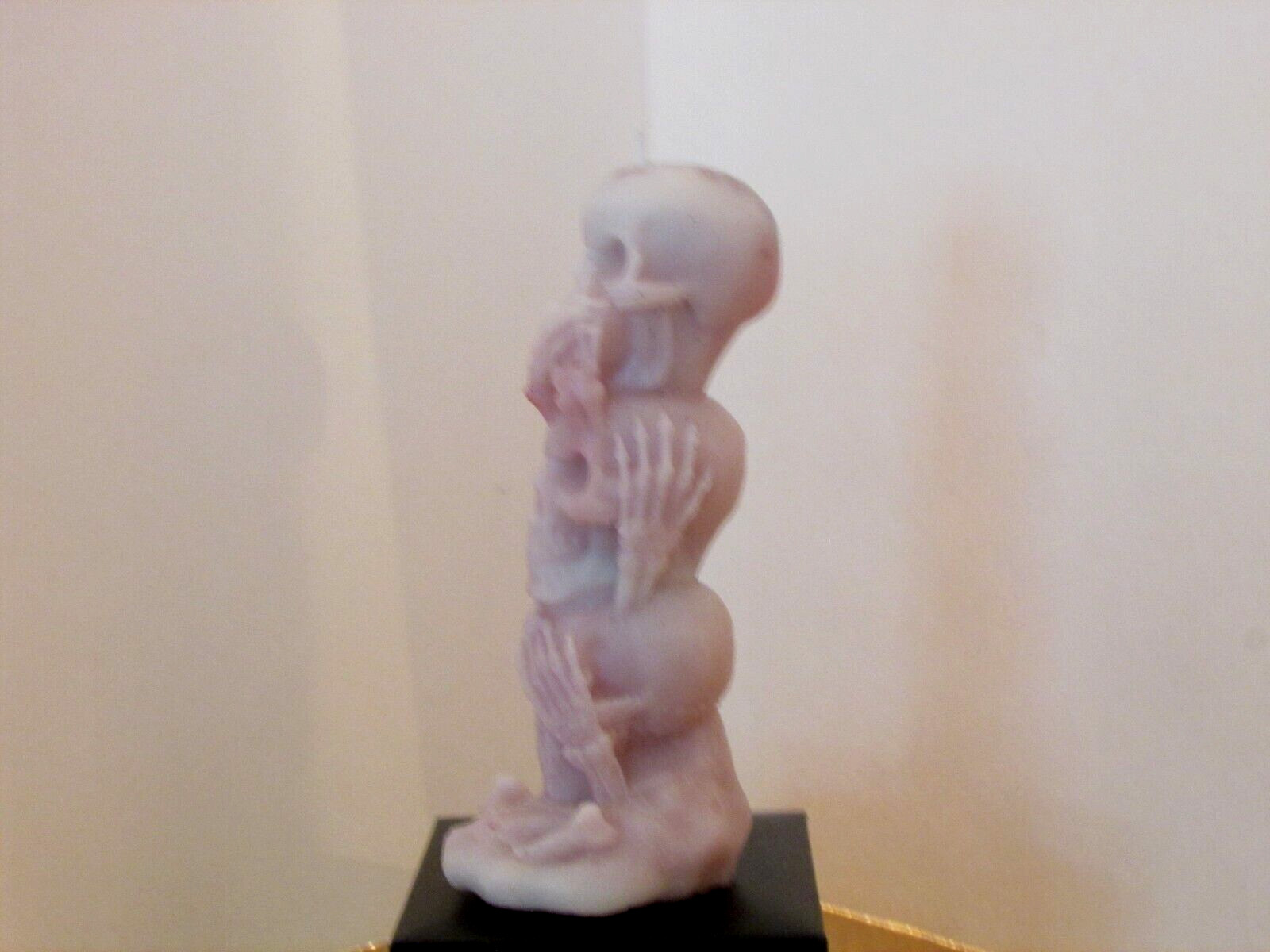 see no evil, hear no evil, speak no evil 5 1/2 in. tall CANDLE handmade (FOX)