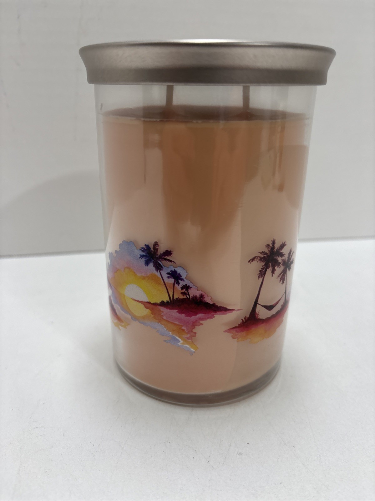 Yankee Candle Pink Sands 20 Oz Tumbler Two Wick Candle New