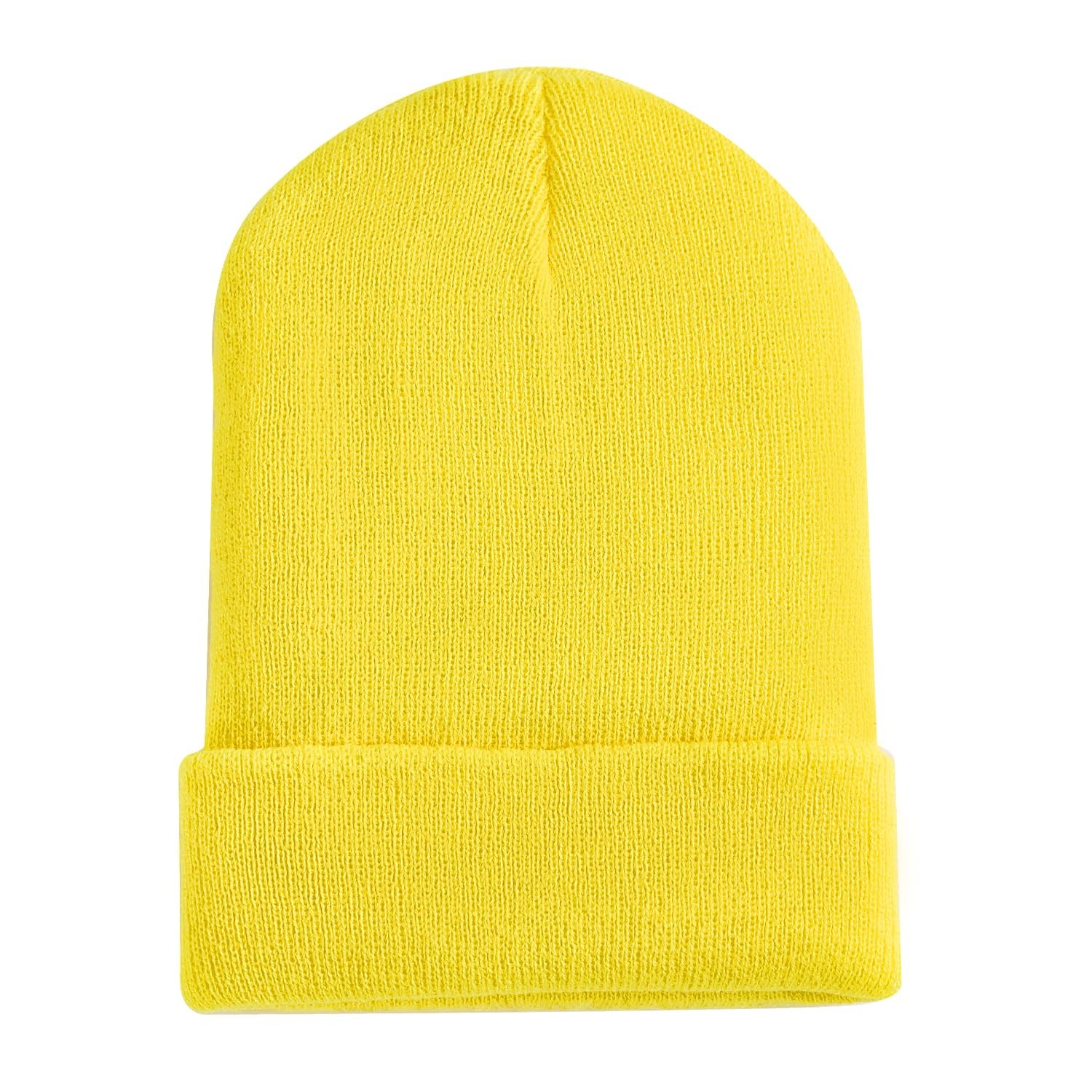 Beanie for Men Women Knitted Hat Soft Warm Winter Unisex Cuffed Skully Cap