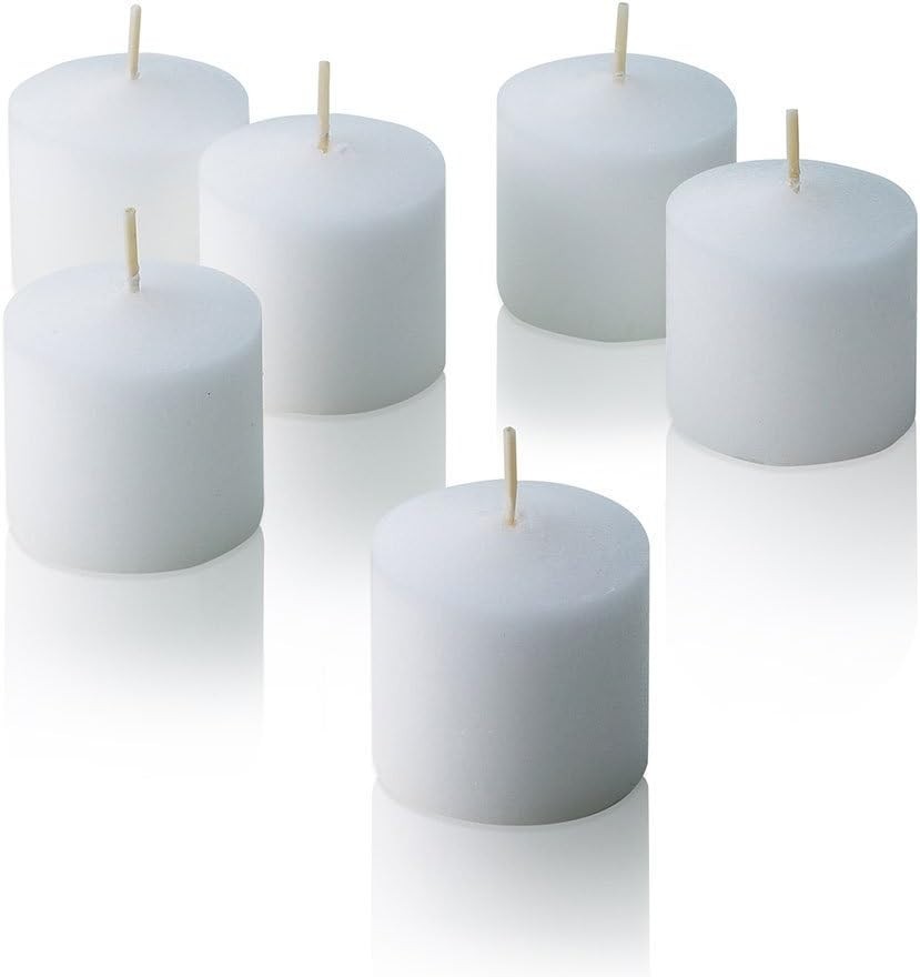 NEW 144 Pack White Candles Unscented 10 Hour Burn Wedding Party Bulk Box