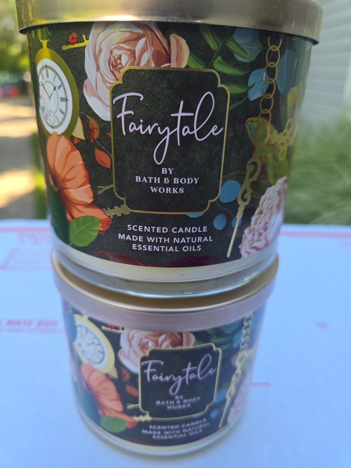 Lot Of 2-Bath & Body Works Fairytale Large 3-Wick 14.5 oz Candle New