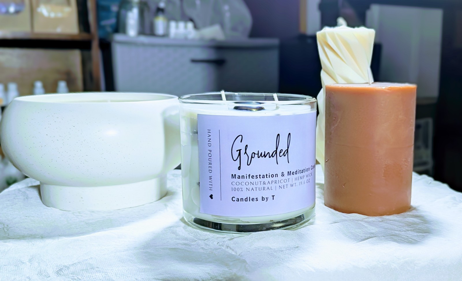 GROUNDING CANDLE – 19 Oz.