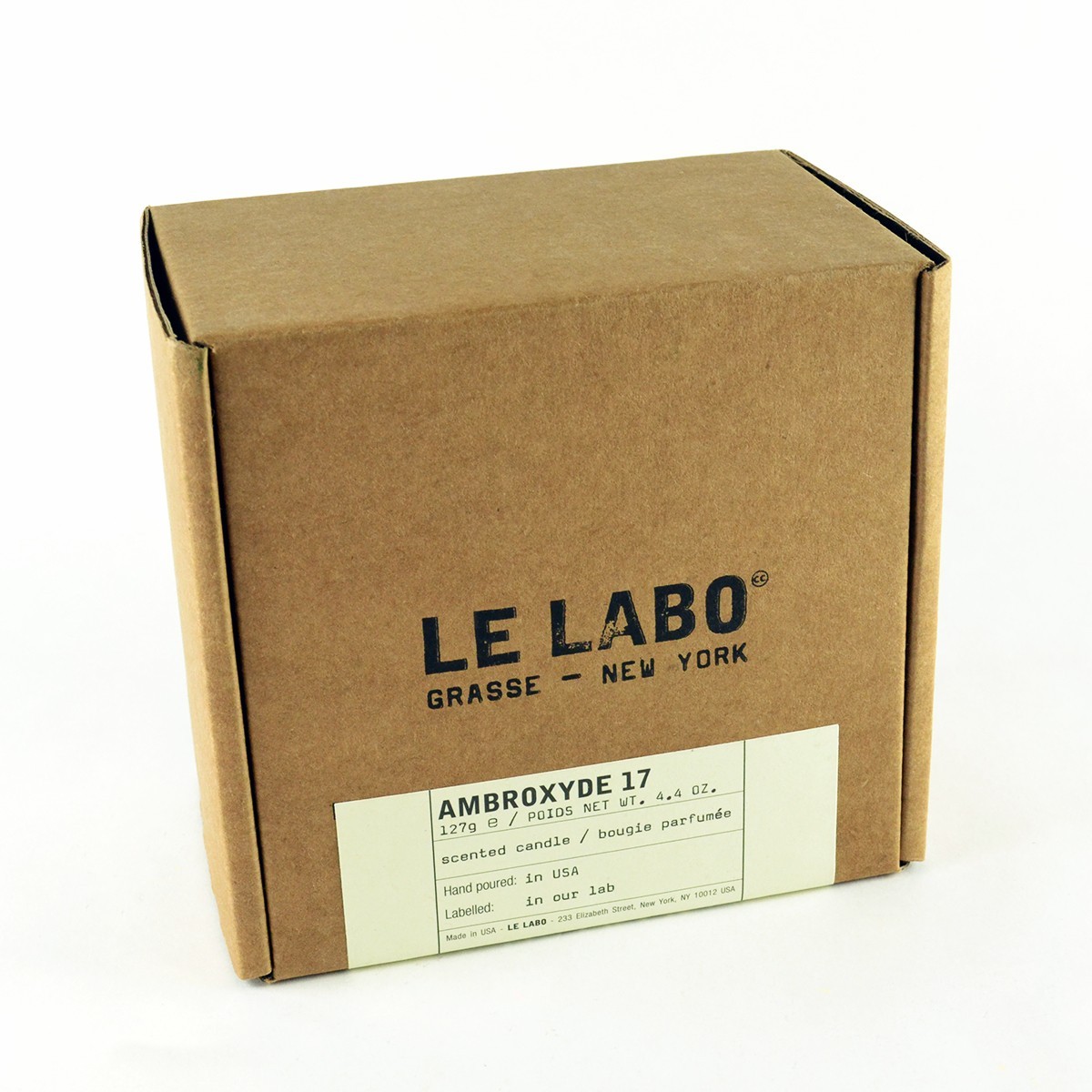 Le Labo Scented Candle AMBROXYDE 17 – Size 4.4 Oz. / 127 g SEALED BOX