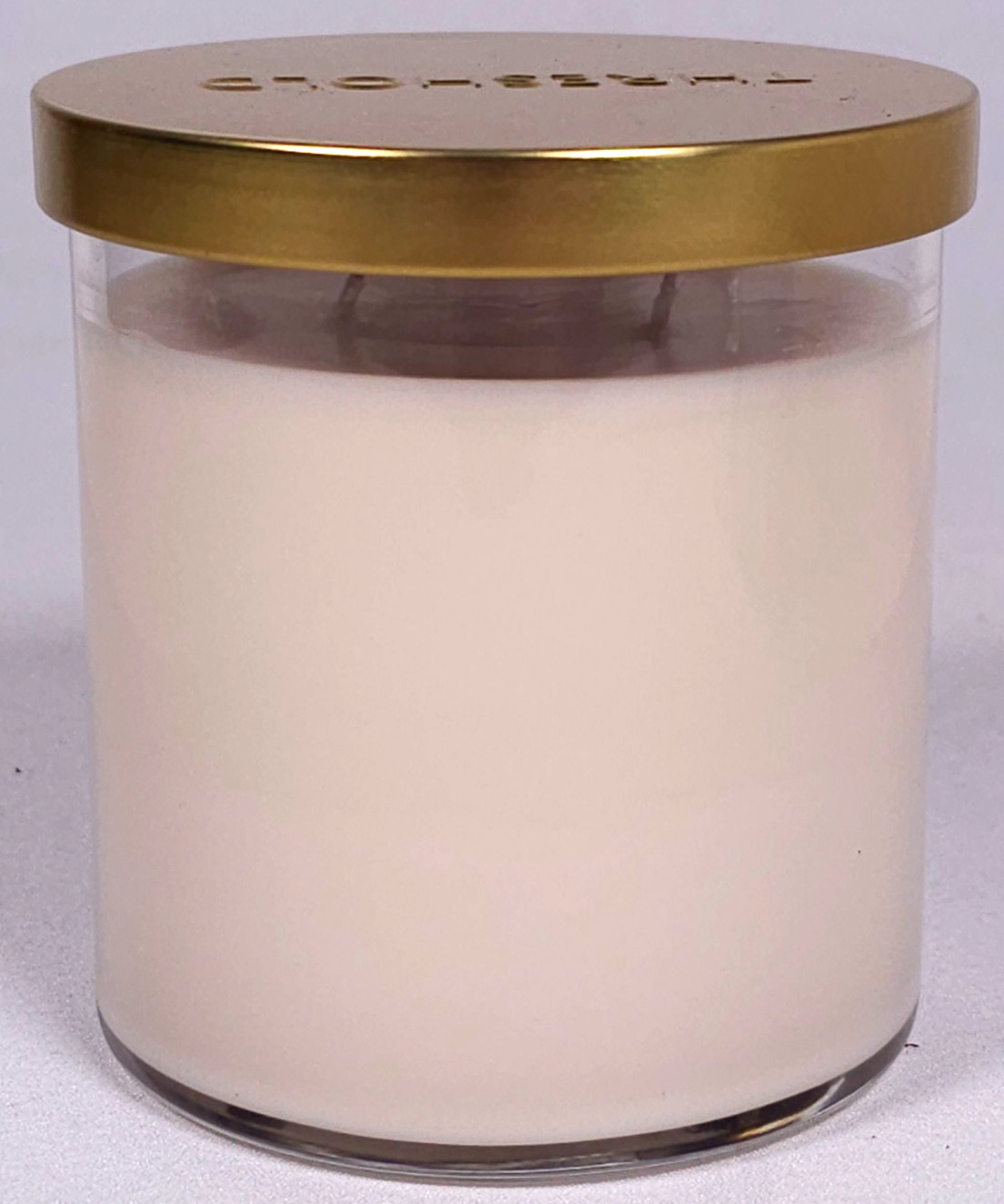 Threshold Almond Croissant Scented 2-Wick Glass Jar Candle Large 15.1 oz Retired