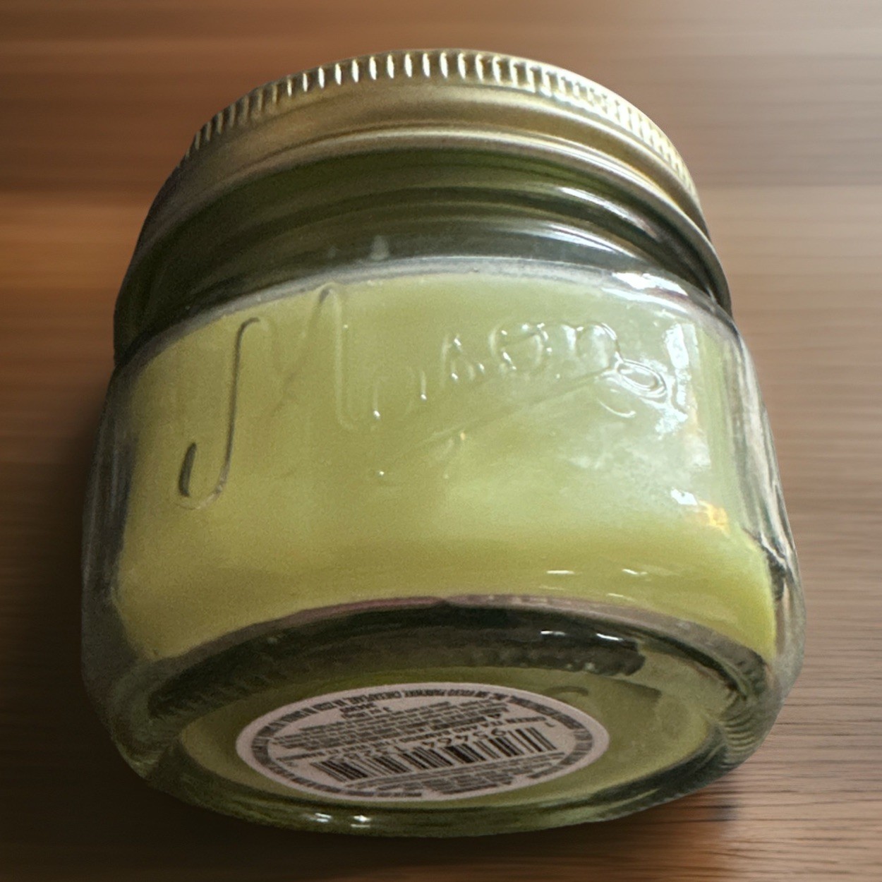 Luminessence Green Tea And Bamboo Scented Candle Mason Jar 3 Oz NEW