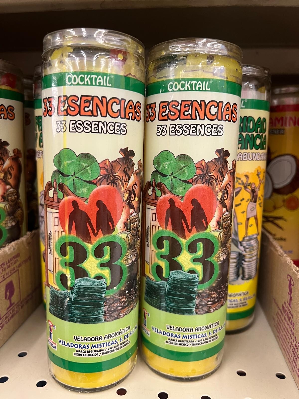 1 – 33 Escencias Candle- Rainbow Wax