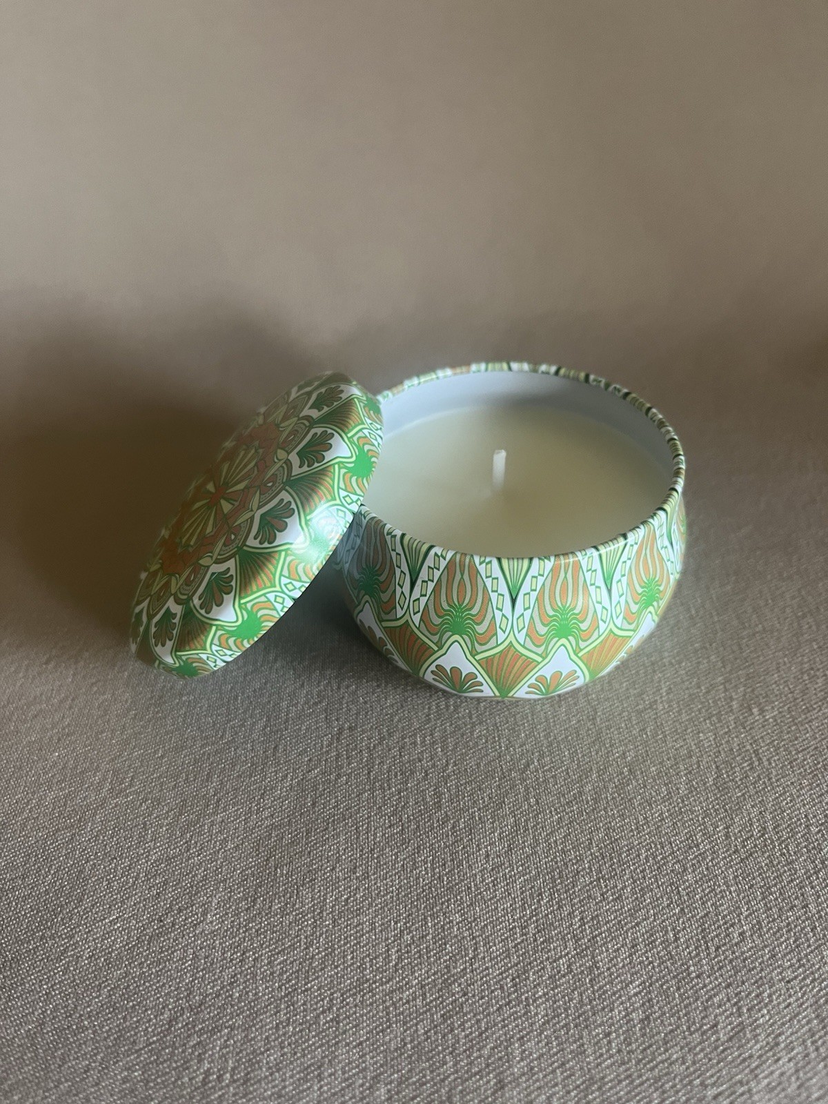 Amorxiao Duftkerzen 2.5 Oz “Green Tea” Scented Soy Wax Candle In Tin~2 1/2”, New