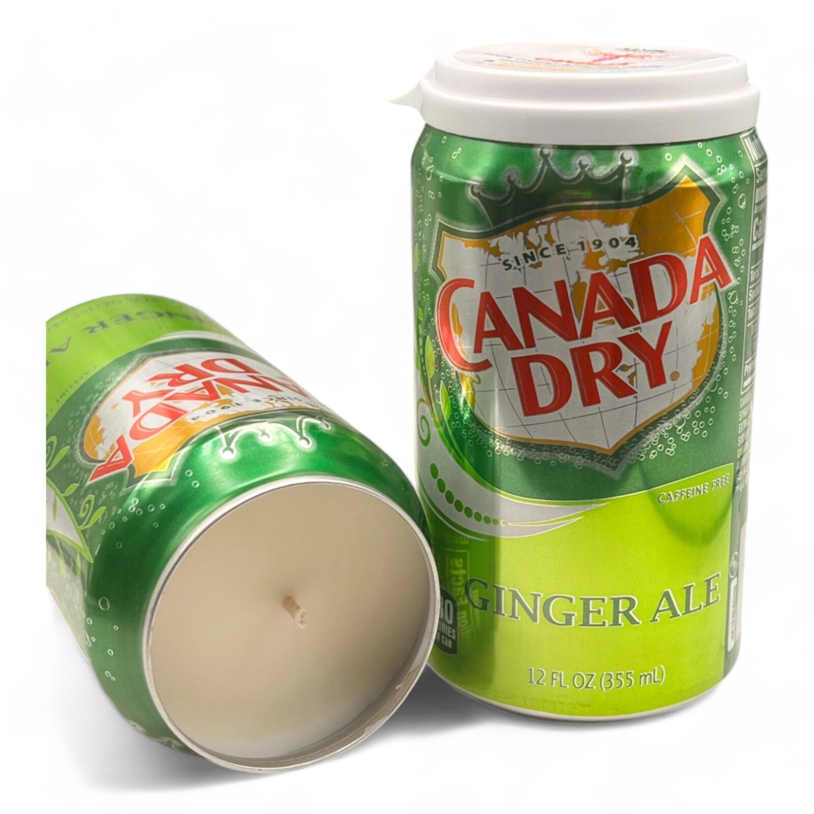 Canada Dry Ginger Ale Soda Scented Soy Wax Can Candle | 12 oz Soda Pop Candle